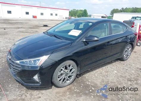 2020 Hyundai Elantra Limited из США, поврежденный, VIN KMHD84LFXLU073418